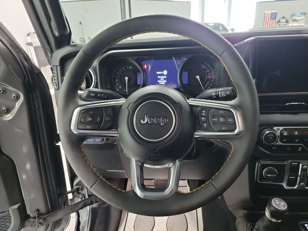 Used 2024 Gray Jeep Sahara 4xe image 4