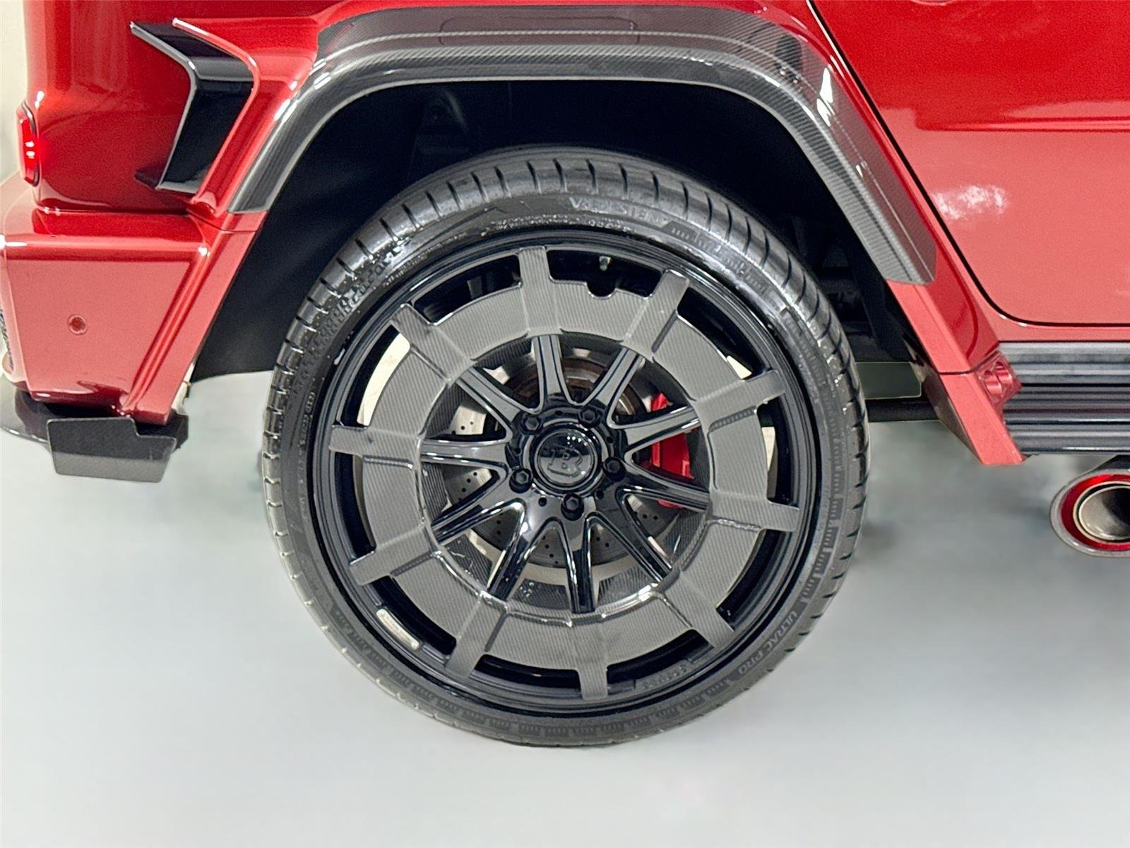 Used 2021 designo Cardinal Red Metallic Mercedes-Benz AMG® G 63 | Brabus Widebody image 50