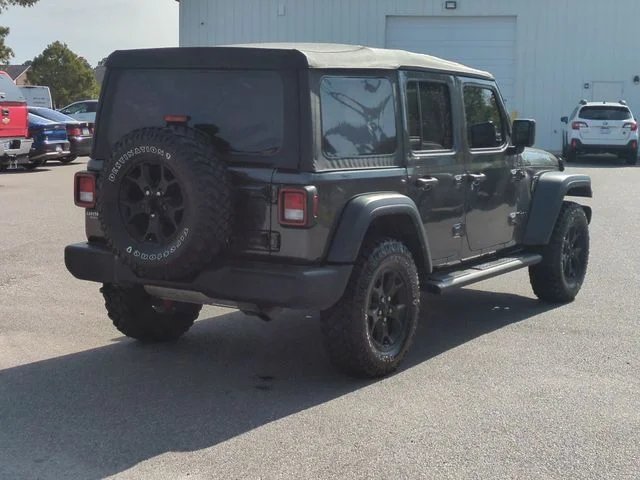 Used 2021 Gray Jeep Unlimited Willys image 3