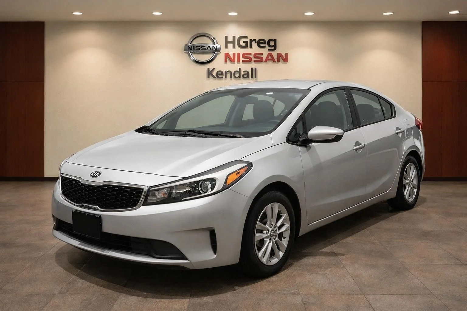 Used 2018 Silver Kia LX image 3
