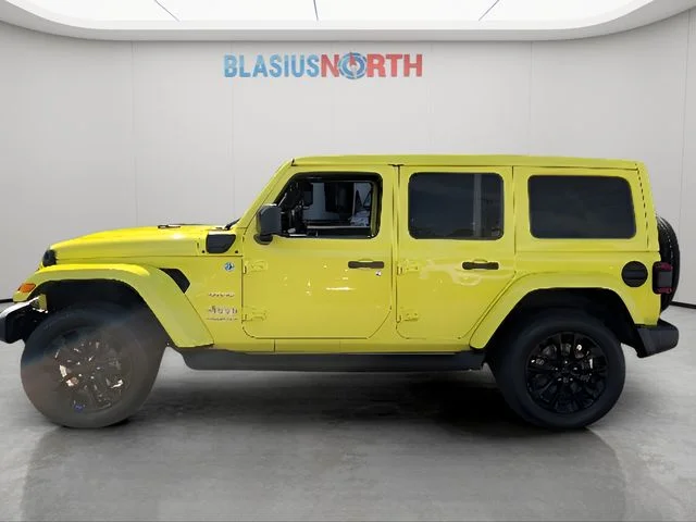 Used 2023 Yellow Jeep Sahara 4xe image 8