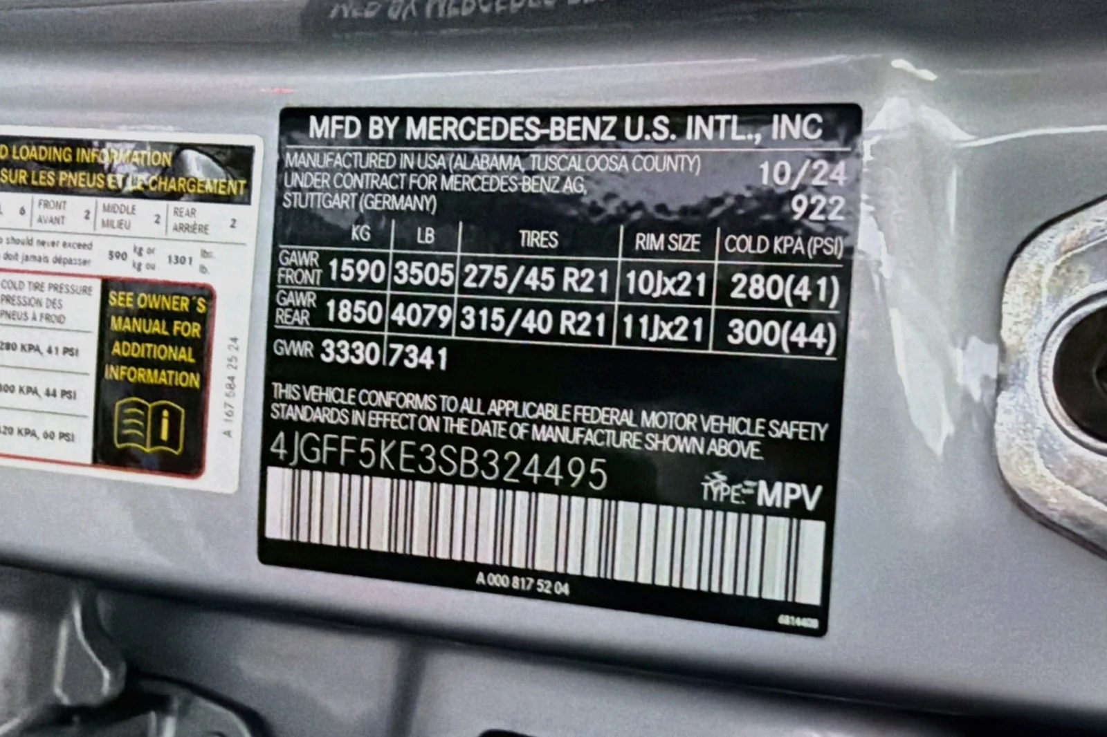 Certified Used 2025 Cirrus Silver Metallic Mercedes-Benz 450 image 27