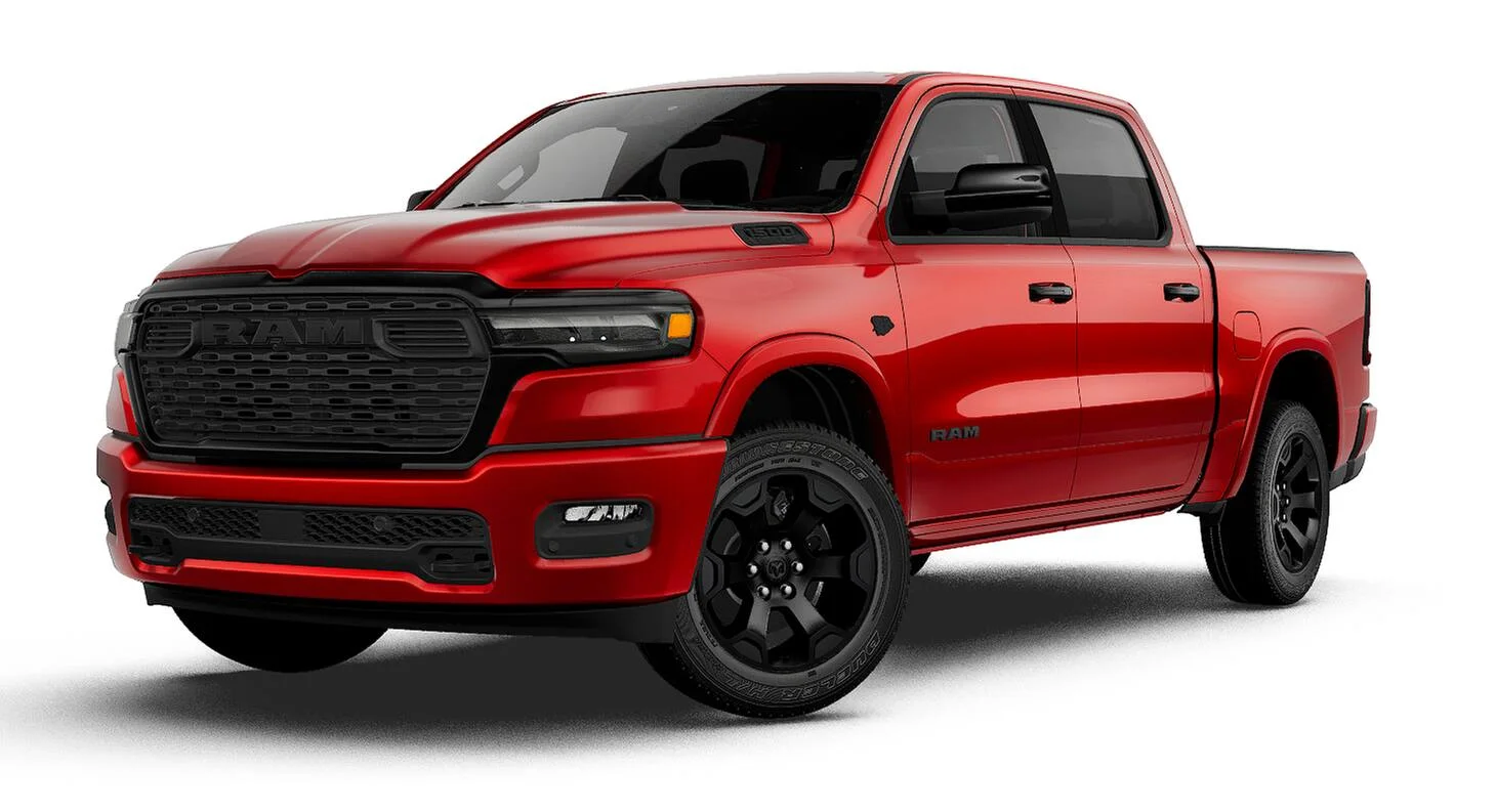 New 2027 Molten Red Pearl-Coat Exterior Paint RAM BIG HORN image 27