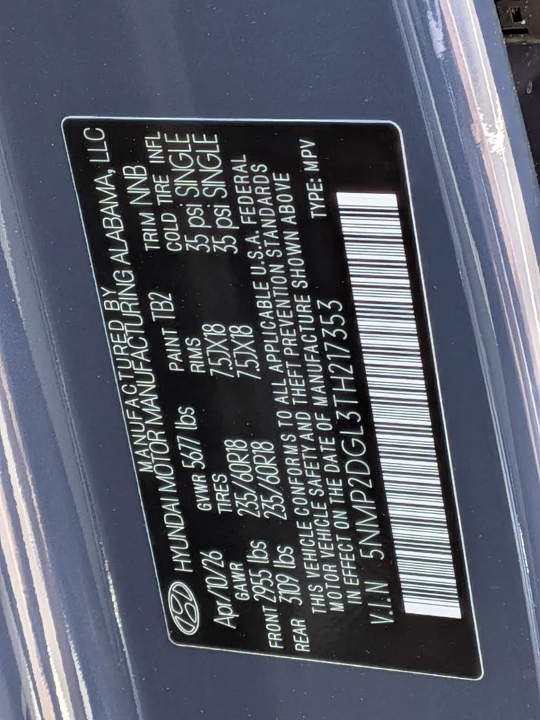 New 2026 Blue Hyundai SEL image 34