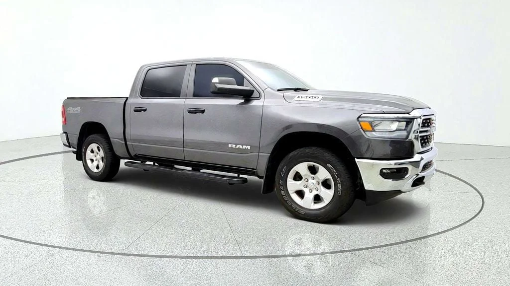 Used 2023 Granite Crystal Metallic Clearcoat Ram Big Horn 4x4 Crew Cab 5