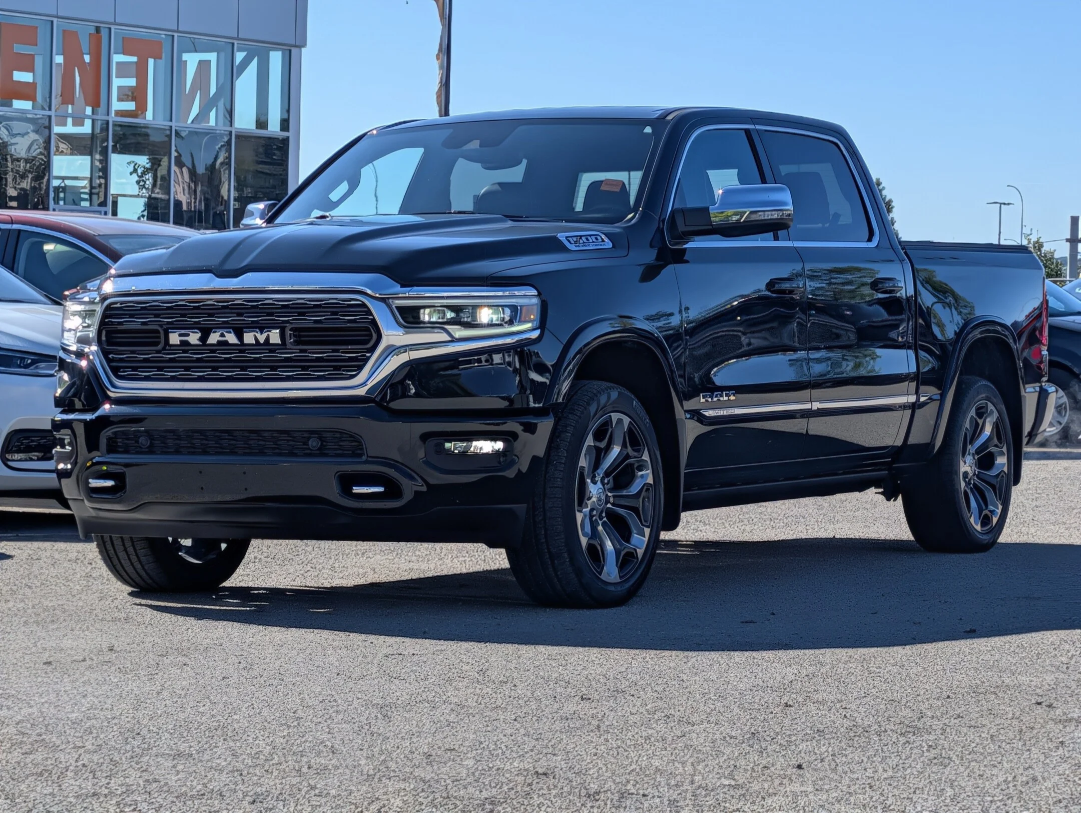 Used 2023 Black RAM Limited - - 4x4 - 14.4 Uconnect NAV - Premium Leather & More image 4