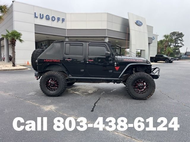 Used 2016 Black Jeep Unlimited Rubicon image 2