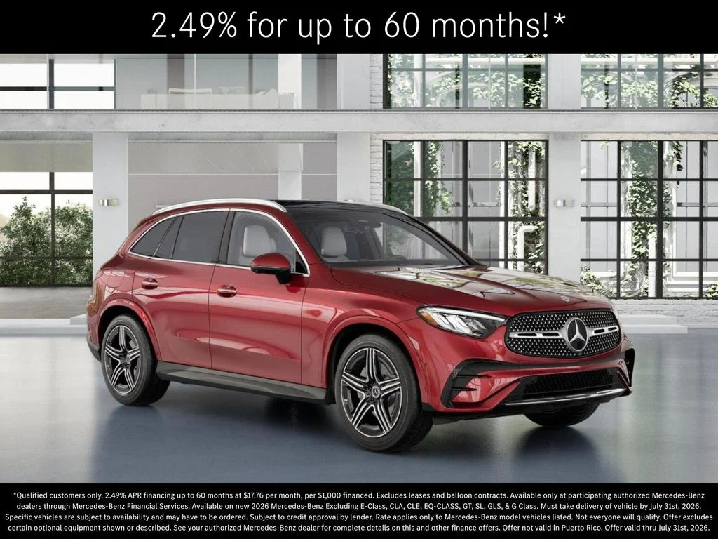 New 2026 MANUFAKTUR Patagonia Red Metallic Mercedes-Benz GLC 300 image 11