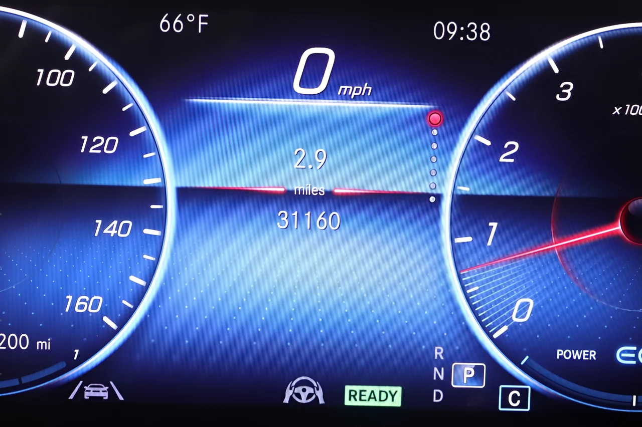 Certified Used 2023 Red Mercedes-Benz 450 4MATIC® AMG® Line Pkg image 11