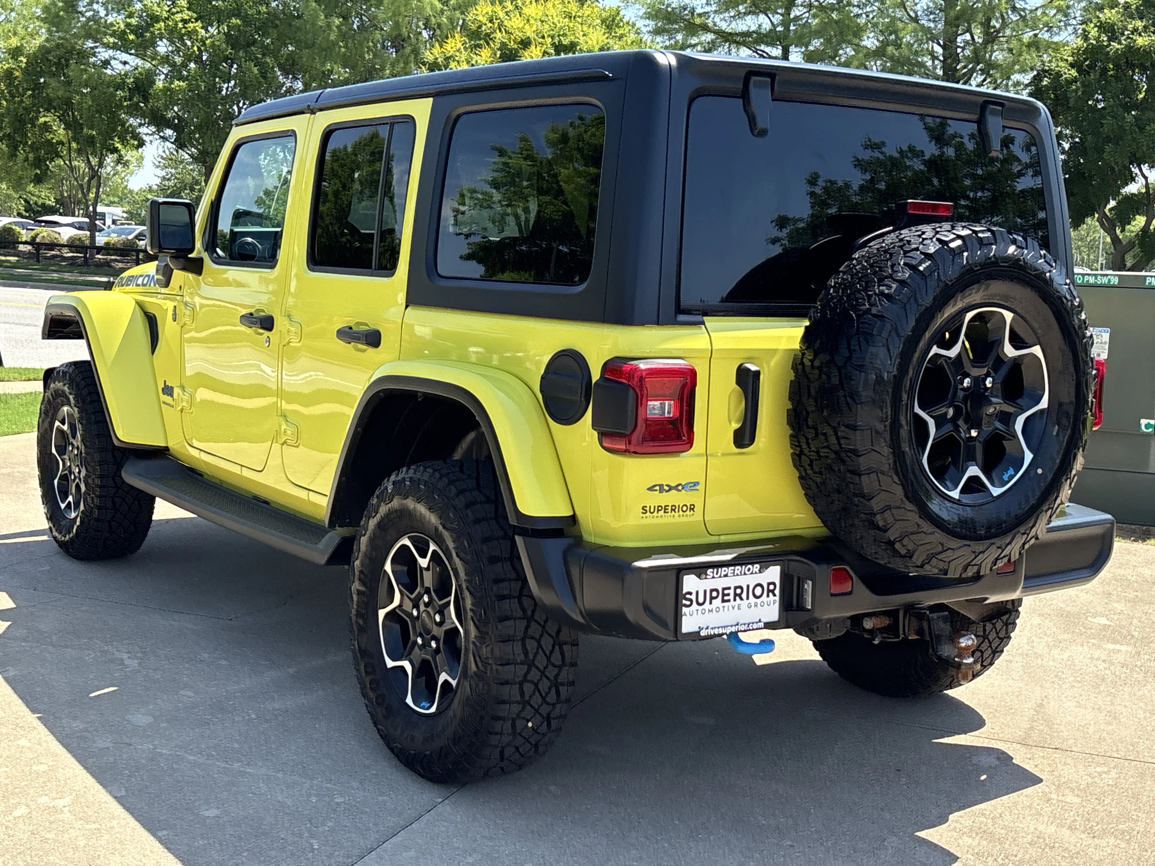 Used 2023 High Velocity Clearcoat Jeep Rubicon 4xe image 10