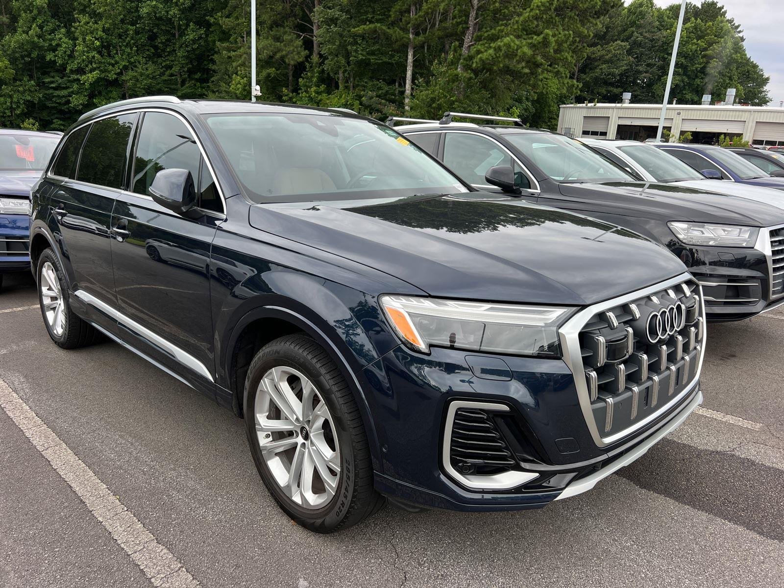 Used 2025 Waitomo Blue Metallic Audi Premium Plus image 3