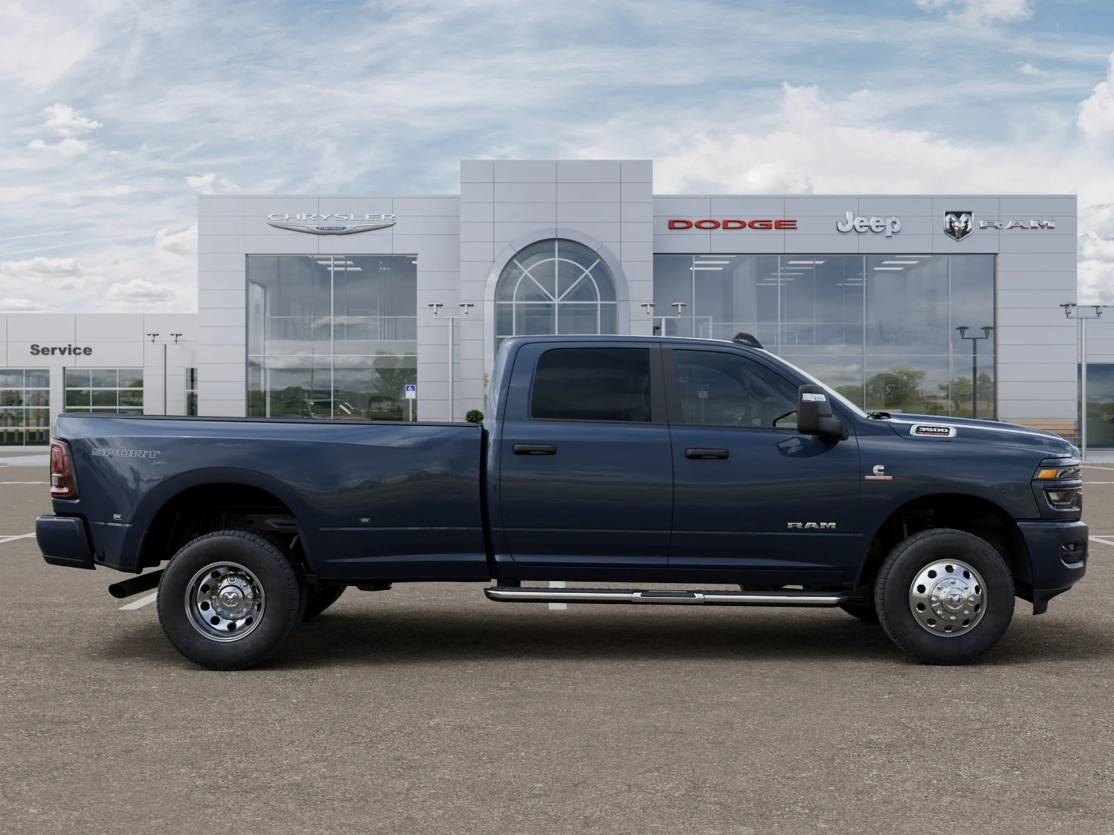 New 2026 Forged Blue Metallic Exterior Paint RAM Big Horn image 49