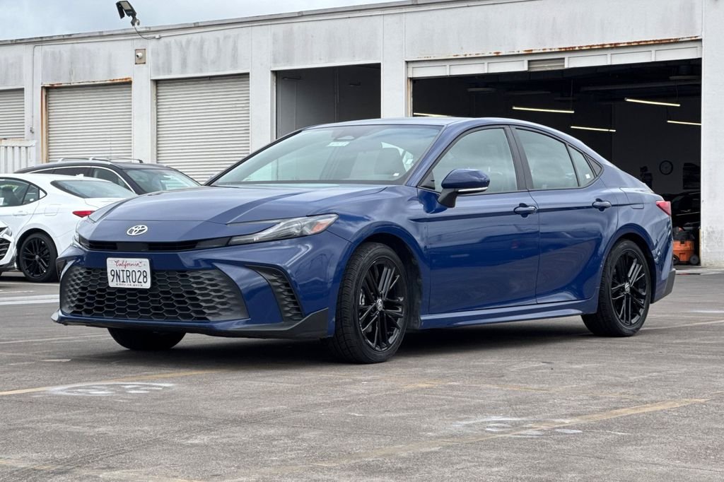 Used 2025 Blue Toyota SE image 8