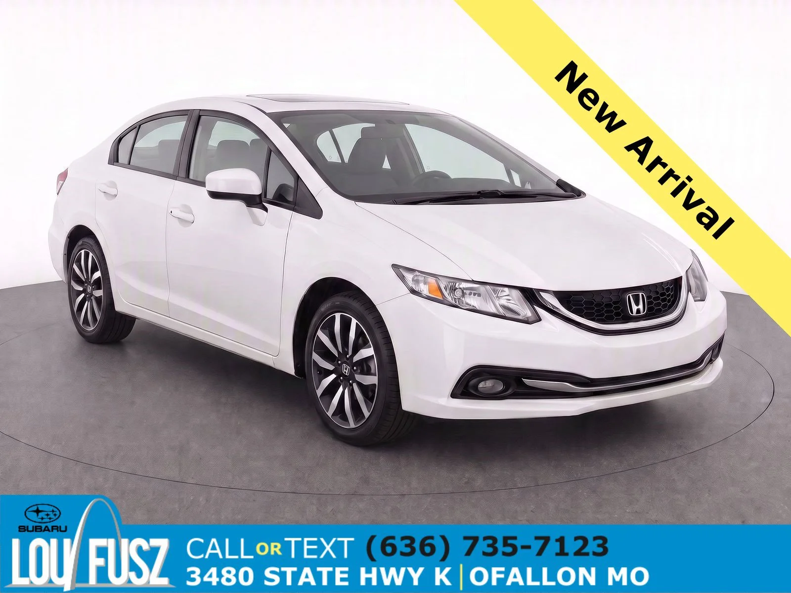 Used 2015 White Orchid Pearl Honda EX-L image 1
