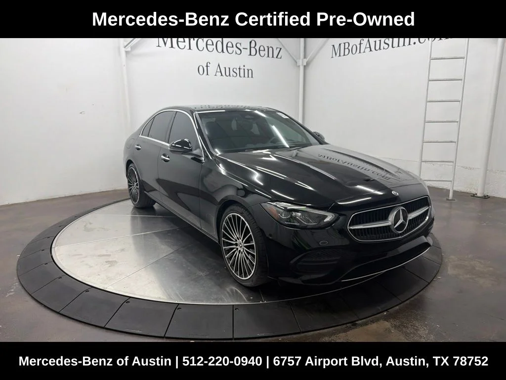 Certified Used 2026 Black Mercedes-Benz C 300 image 1