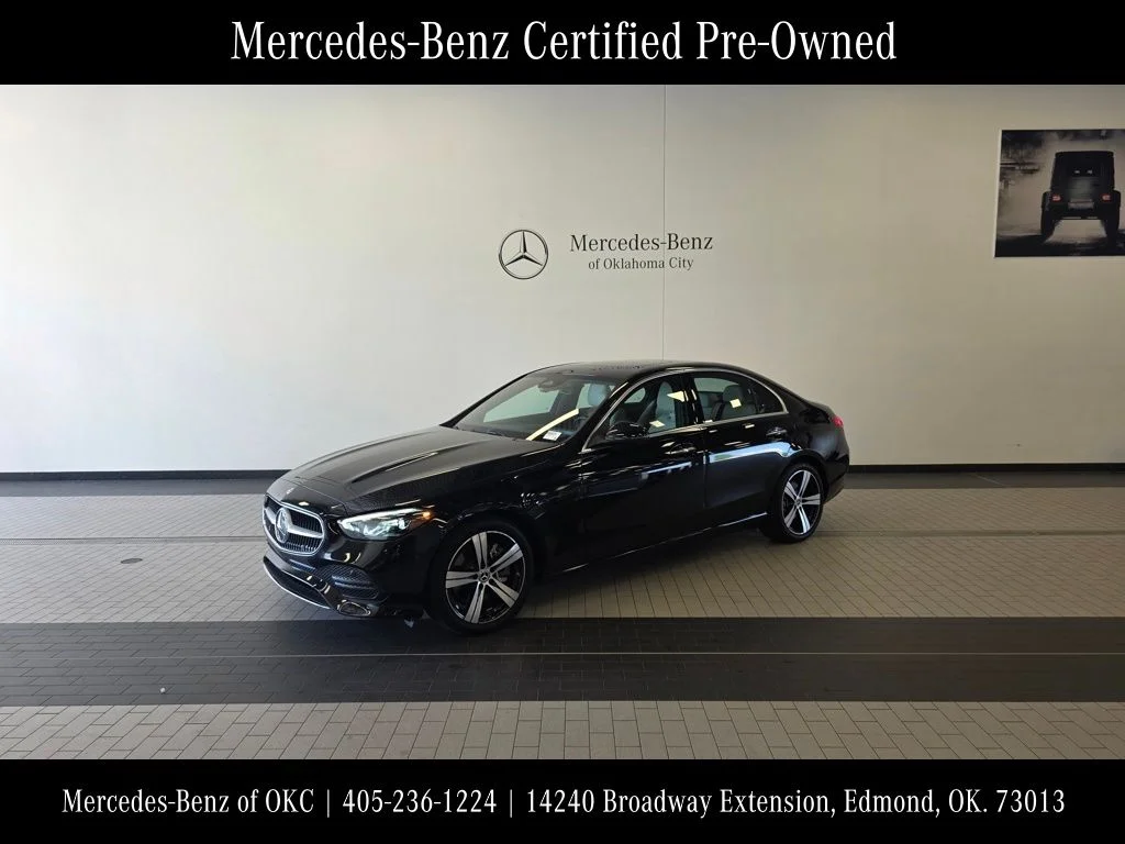 Certified Used 2025 Black Mercedes-Benz C 300 image 1