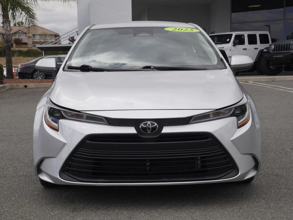 Certified Used 2025 Silver Toyota LE image 8
