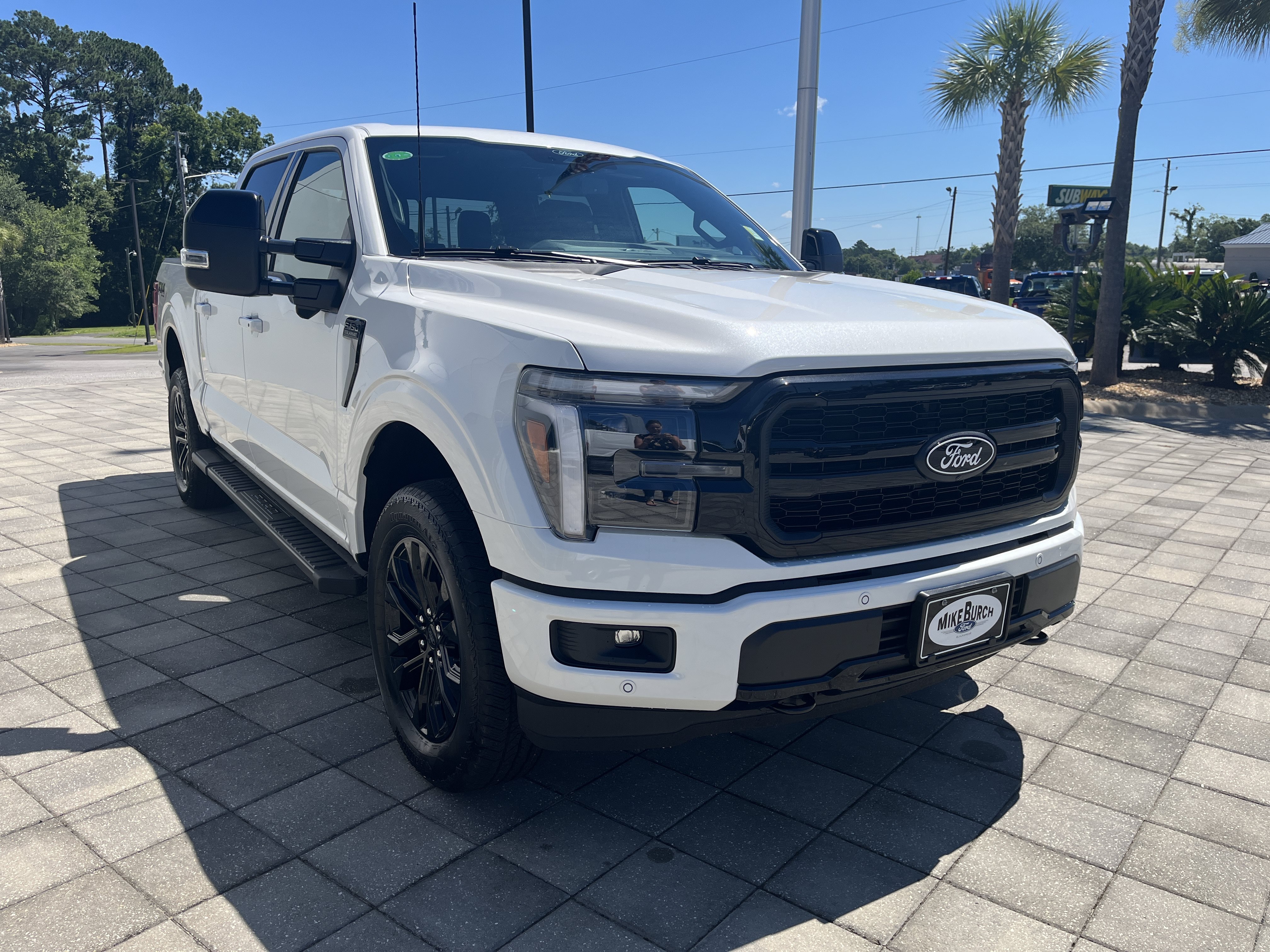 New 2026 Star White Metallic Tri-Coat Ford Lariat® image 8