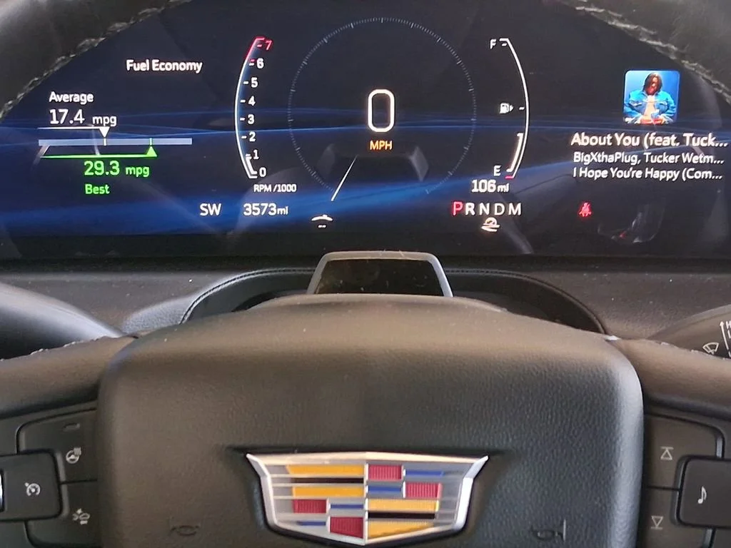 Used 2025 Summit White Cadillac Sport image 13