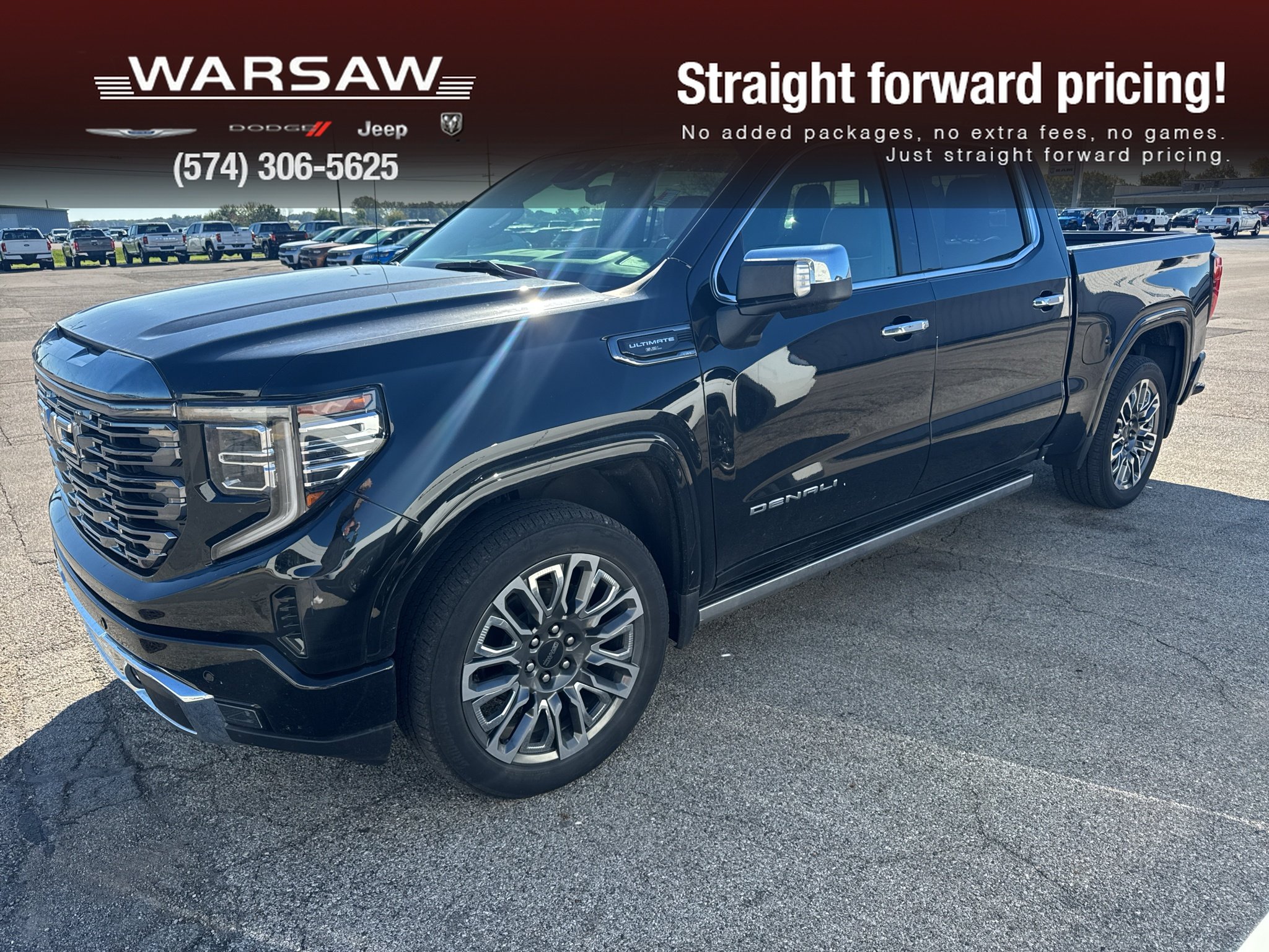 Used 2024 Onyx Black GMC Denali Ultimate image 1