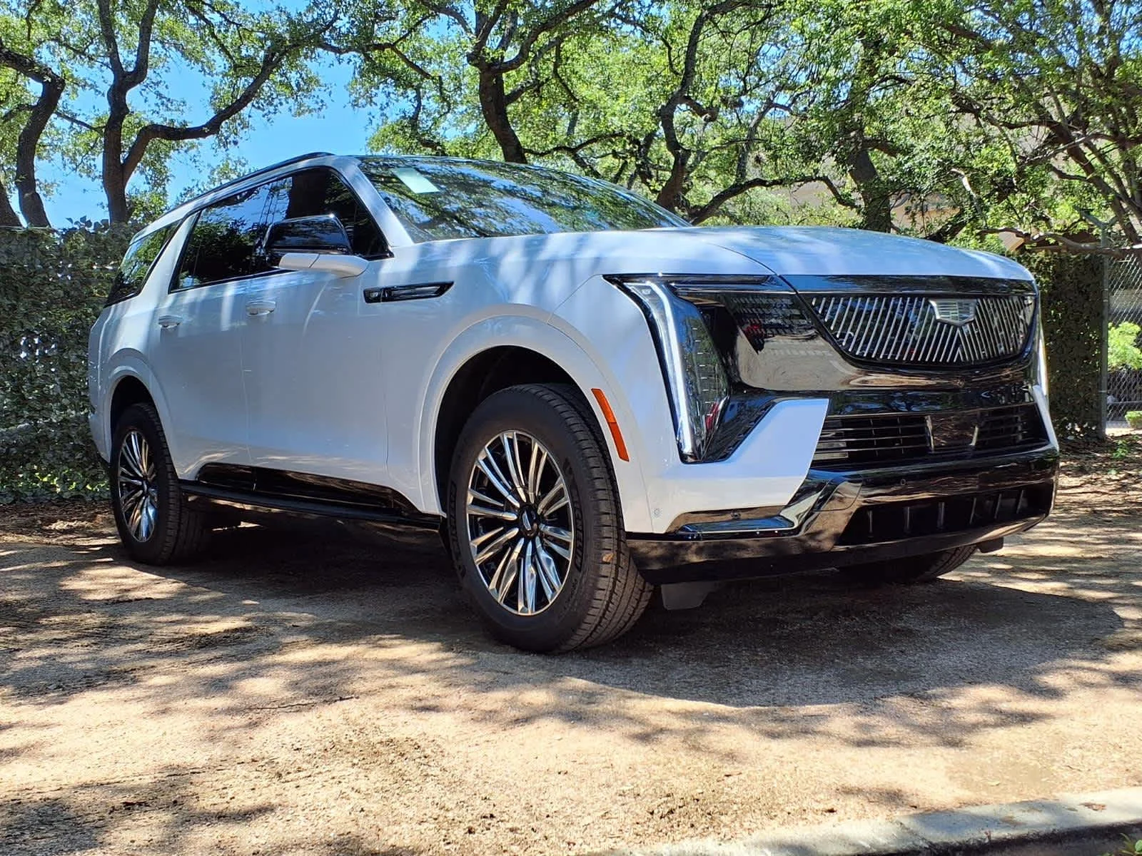 New 2026 Vibrant White Tricoat Cadillac Sport image 2