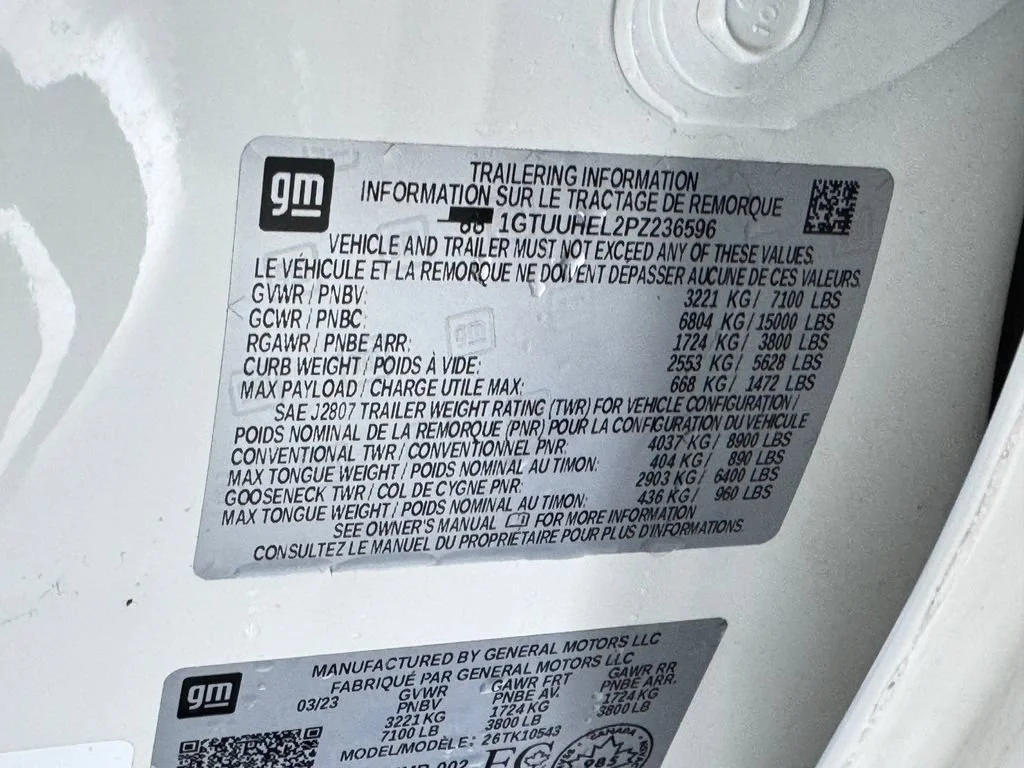 Certified Used 2023 White Frost Tricoat GMC Denali Ultimate image 9