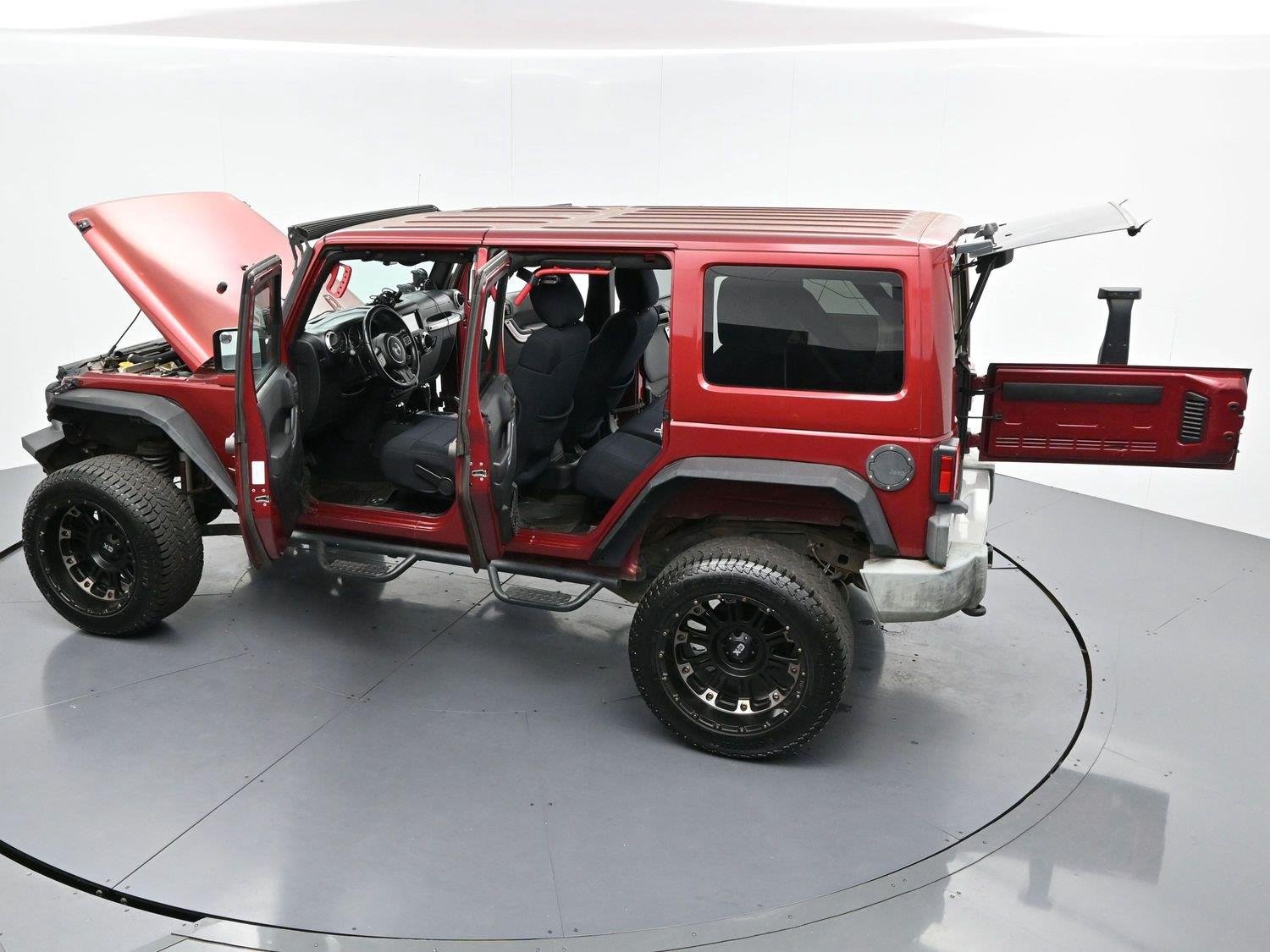 Used 2011 Deep Cherry Red Crystal Pearlcoat Jeep Sahara image 41