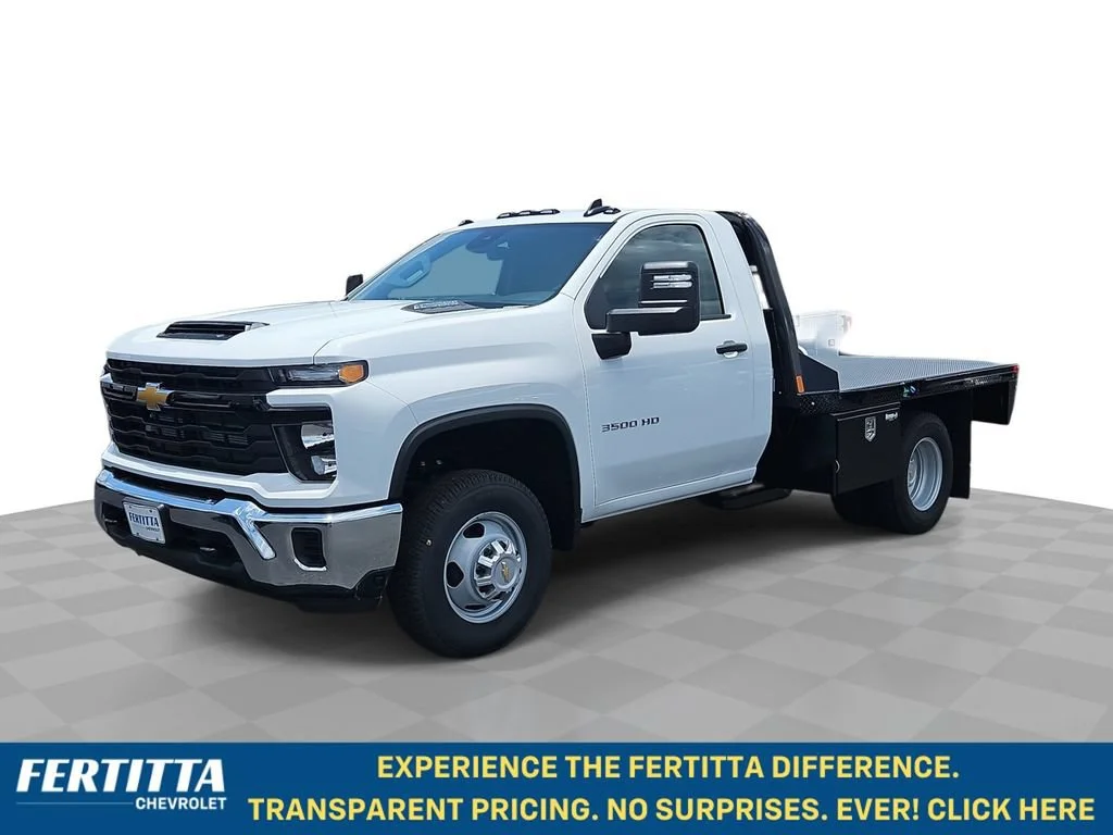 New 2025 Summit White Chevrolet Work Truck image 1
