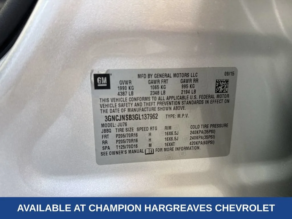 Certified Used 2016 SILVER ICE METALLIC Chevrolet LS image 43