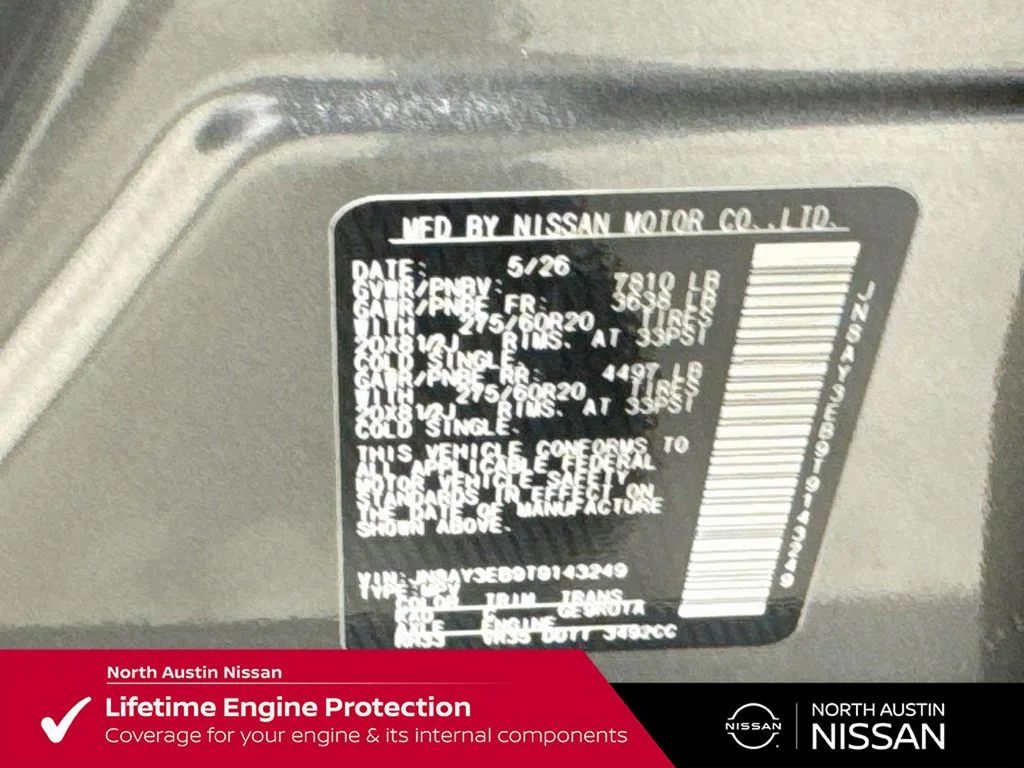 New 2026 Gray Nissan Platinum image 44