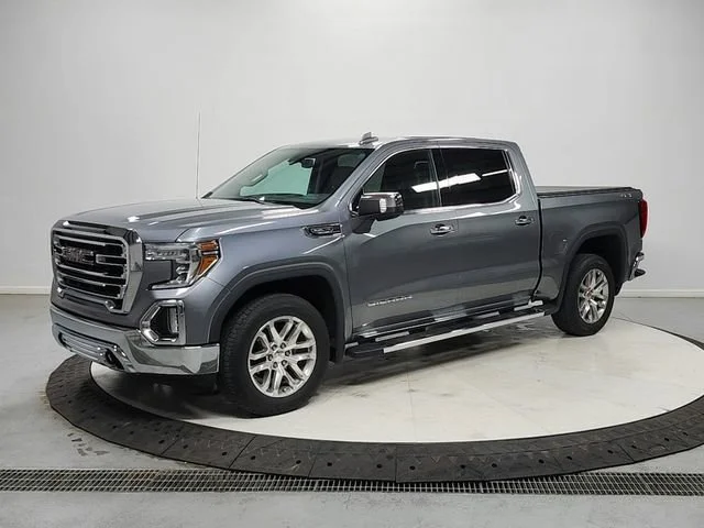 Used 2021 SATIN STEEL METALLIC GMC SLT image 3