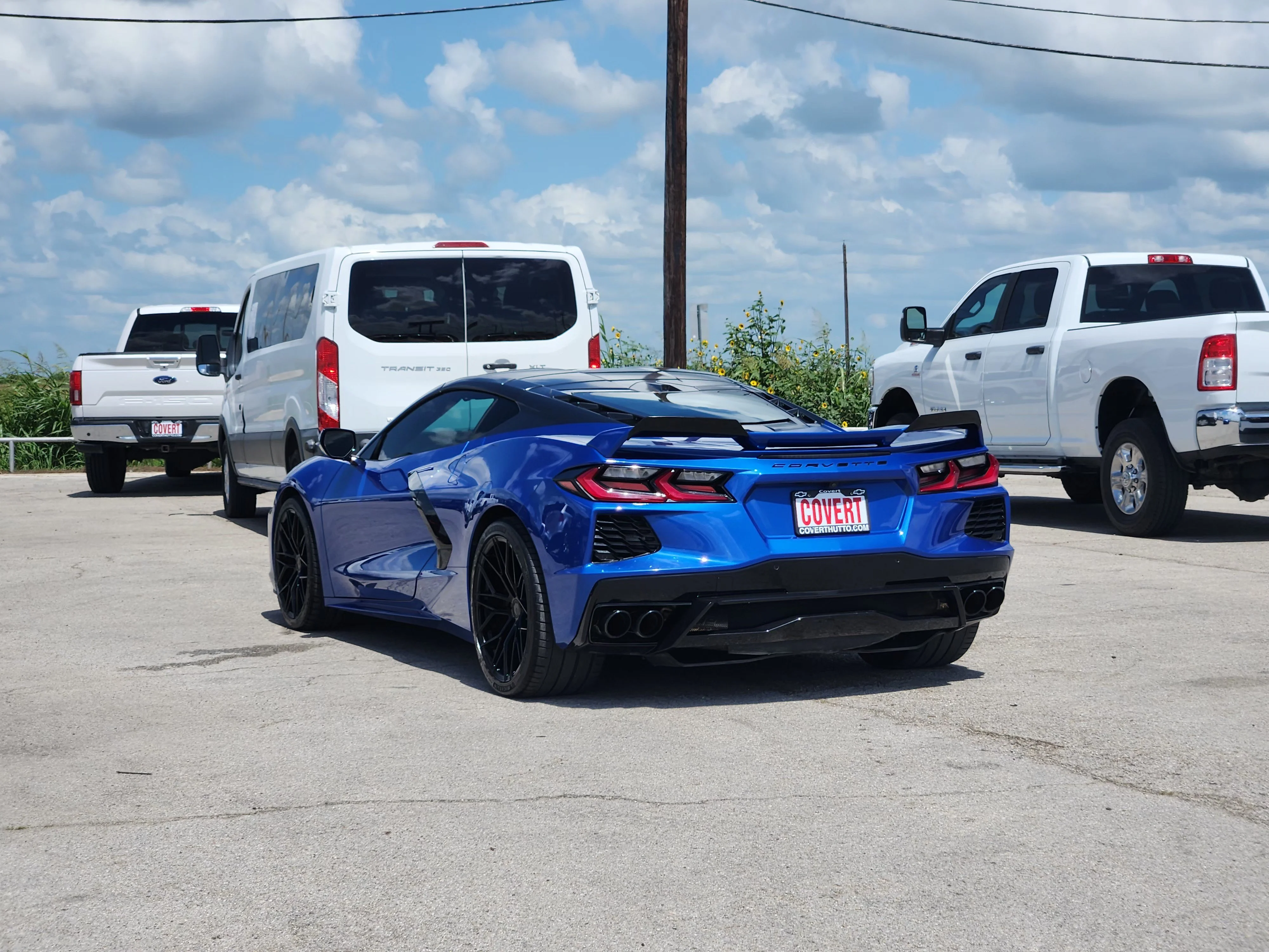 Used 2021 Elkhart Lake Blue Metallic Chevrolet Stingray 2LT image 5