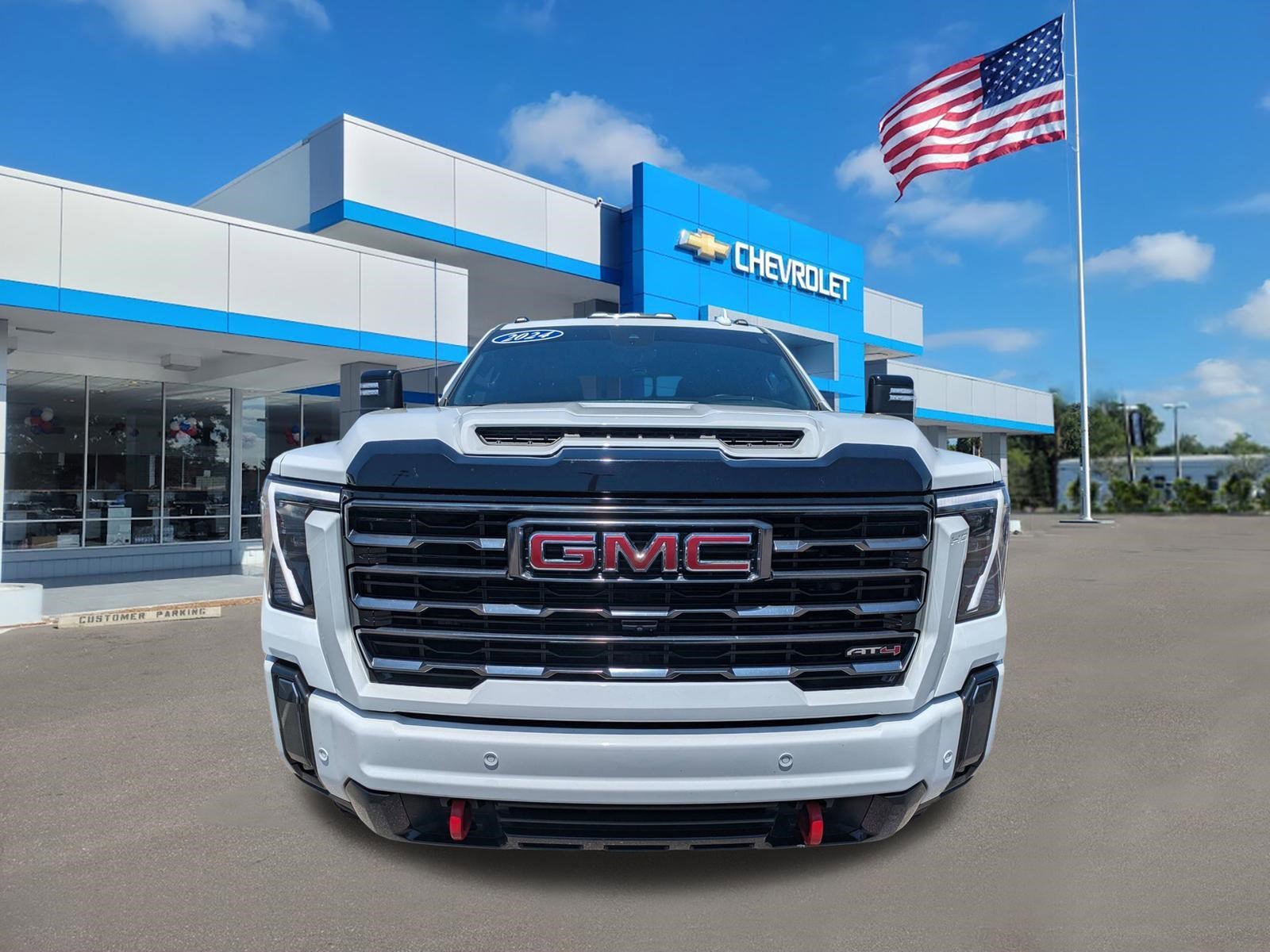 Used 2024 Summit White GMC AT4 image 8