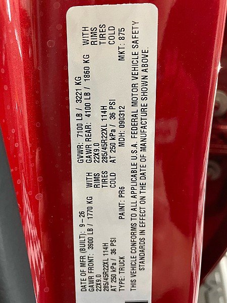 New 2027 Molten Red Pearl-Coat Exterior Paint RAM Laramie Crew Cab 5