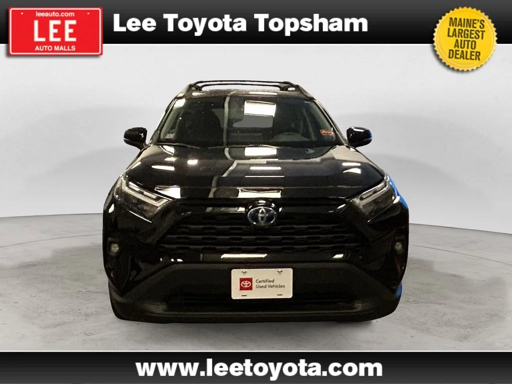 Certified Used 2024 Midnight Black Metallic Toyota Hybrid Woodland image 8
