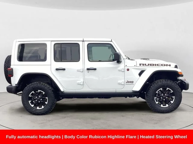 New 2026 Bright White Clearcoat Jeep 4-DOOR RUBICON image 7