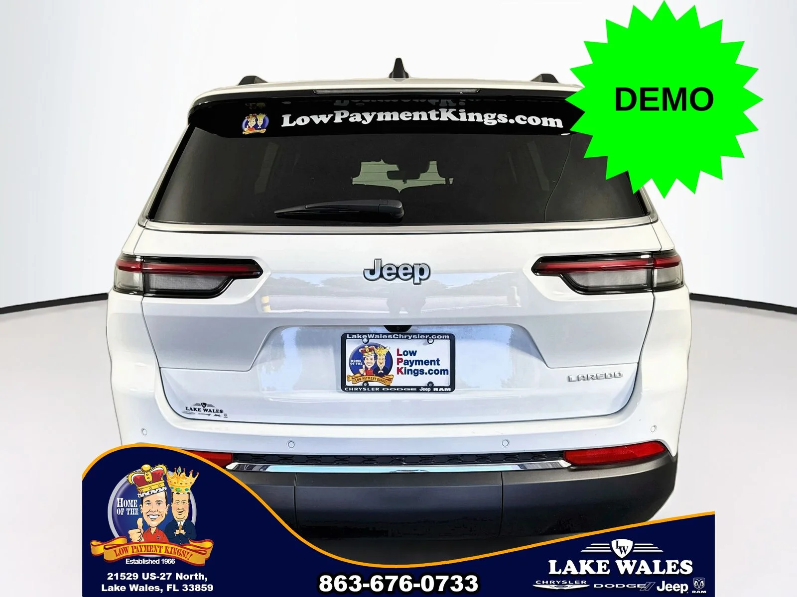 New 2026 Bright White Clearcoat Jeep Laredo image 6