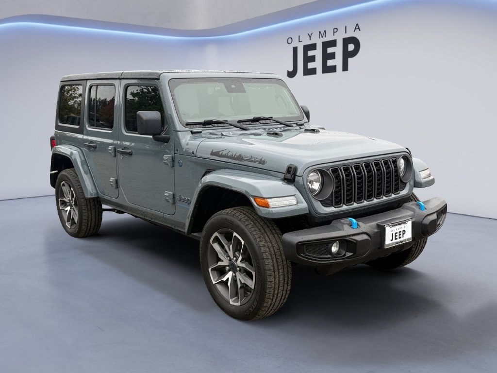 Used 2024 Gray Jeep Sport S 4xe image 8