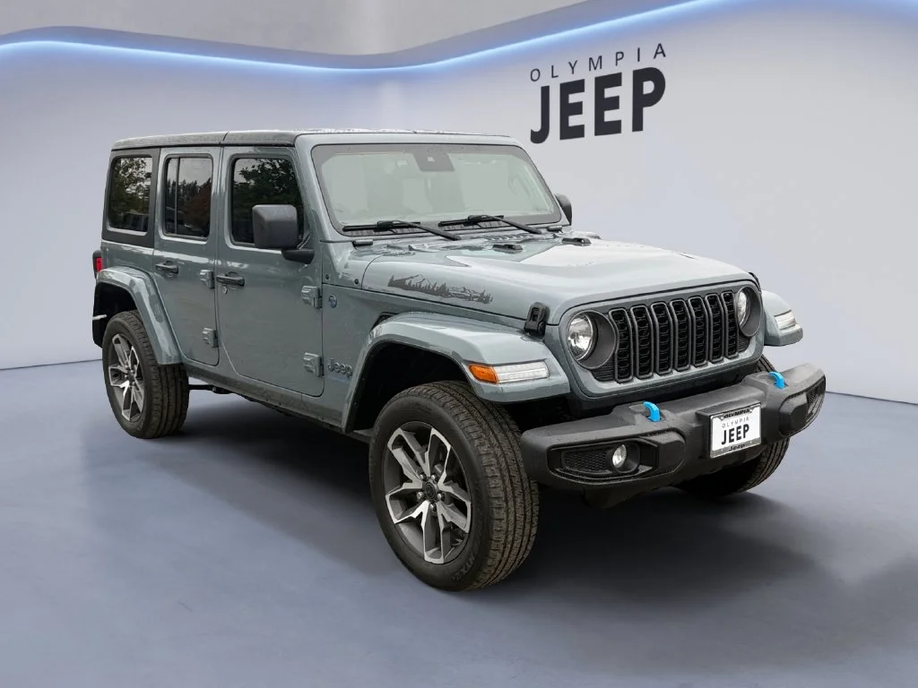 Used 2024 Gray Jeep Sport S 4xe image 8