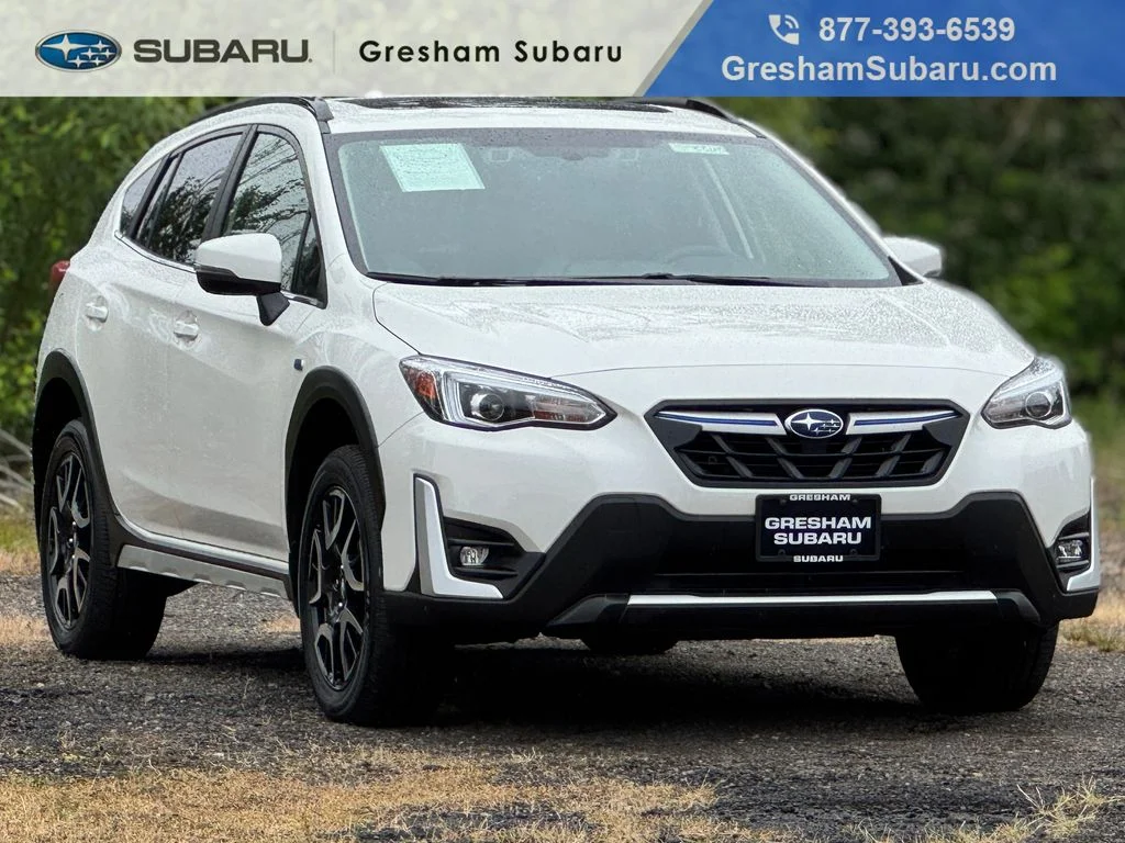 Certified Used 2023 White Subaru Hybrid image 1