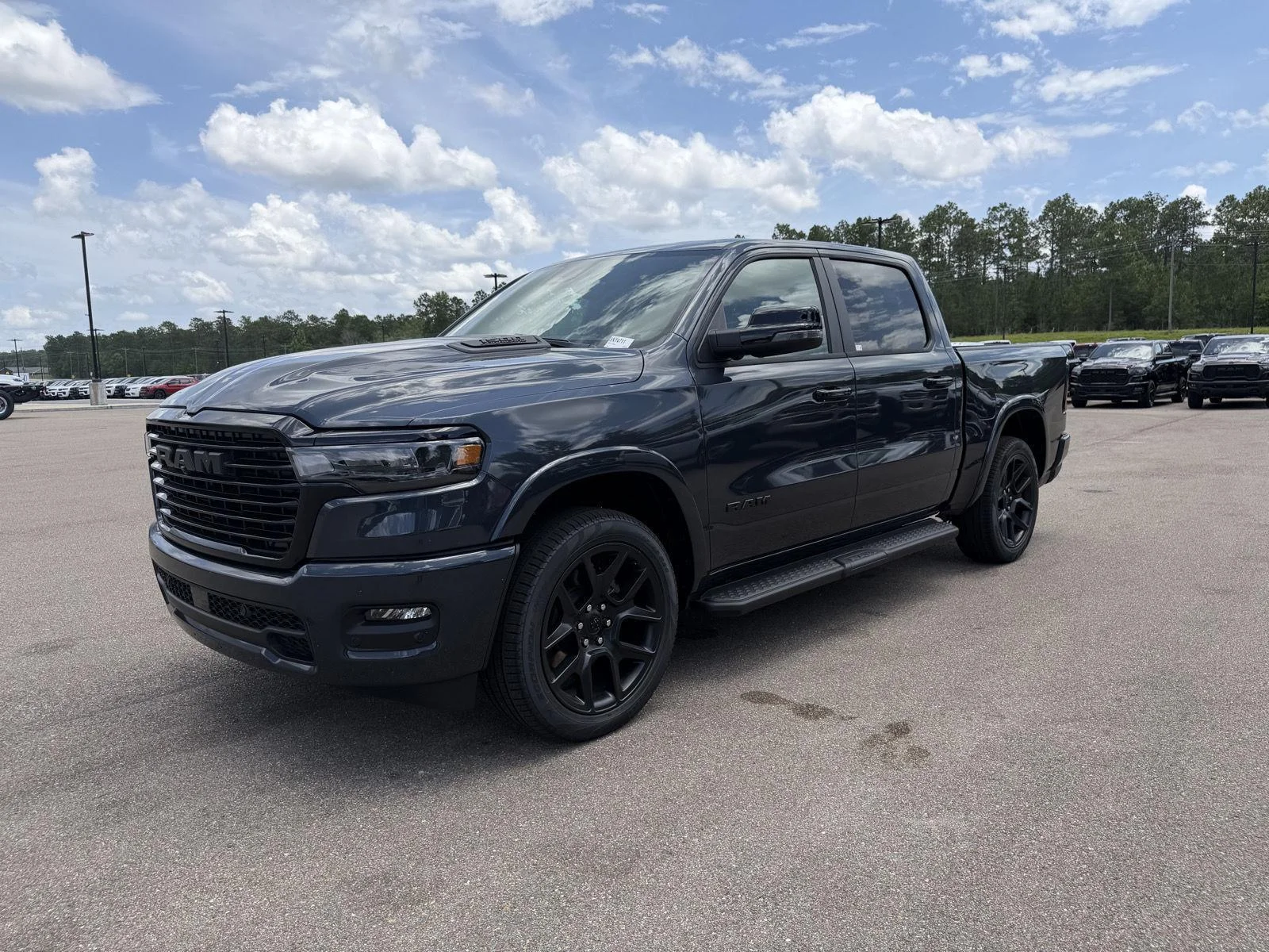New 2026 Forged Blue Metallic Exterior Paint RAM Laramie image 1