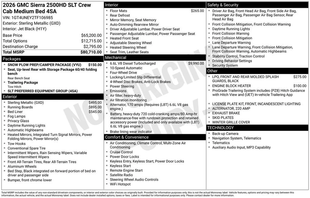 2026 GMC Sierra 2500HD SLT - Photo 6