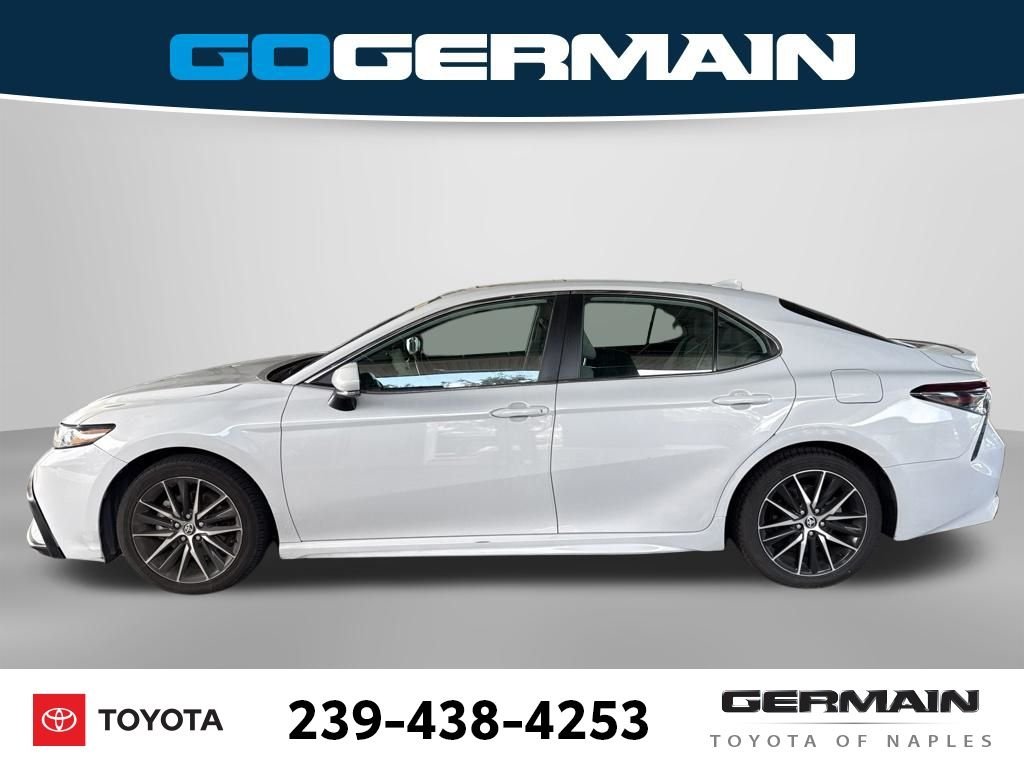 Used 2023 White Toyota SE image 2