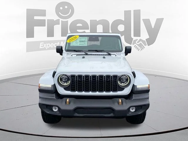 New 2026 Bright White Clear-Coat Exterior Paint Jeep 85th Anniversary Edition image 2