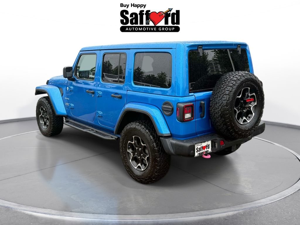 Used 2022 Blue Jeep Unlimited Sahara image 6