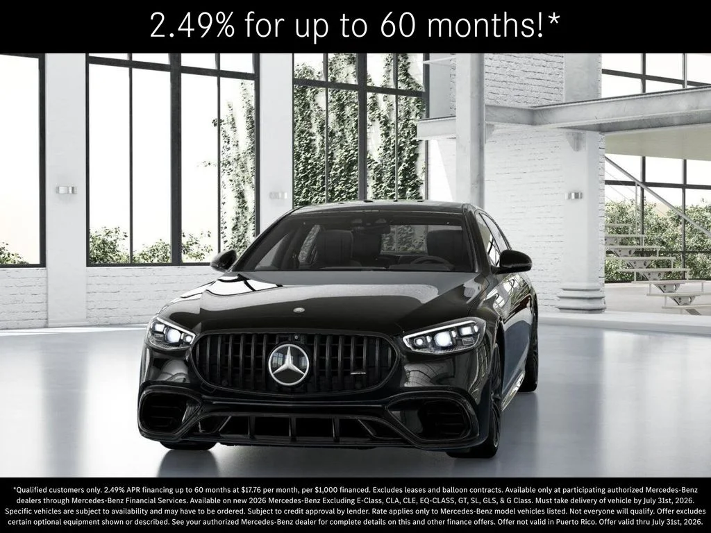 New 2026 Obsidian Black Metallic Mercedes-Benz AMG® S 63 E 4MATIC Sedan image 42