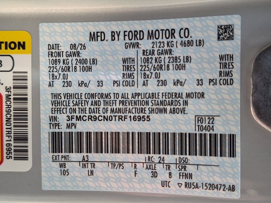 New 2026 Space White Metallic Ford Outer Banks® image 32