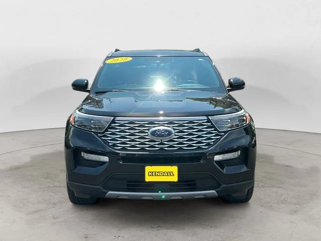 Used 2020 Black Metallic Ford Platinum image 2