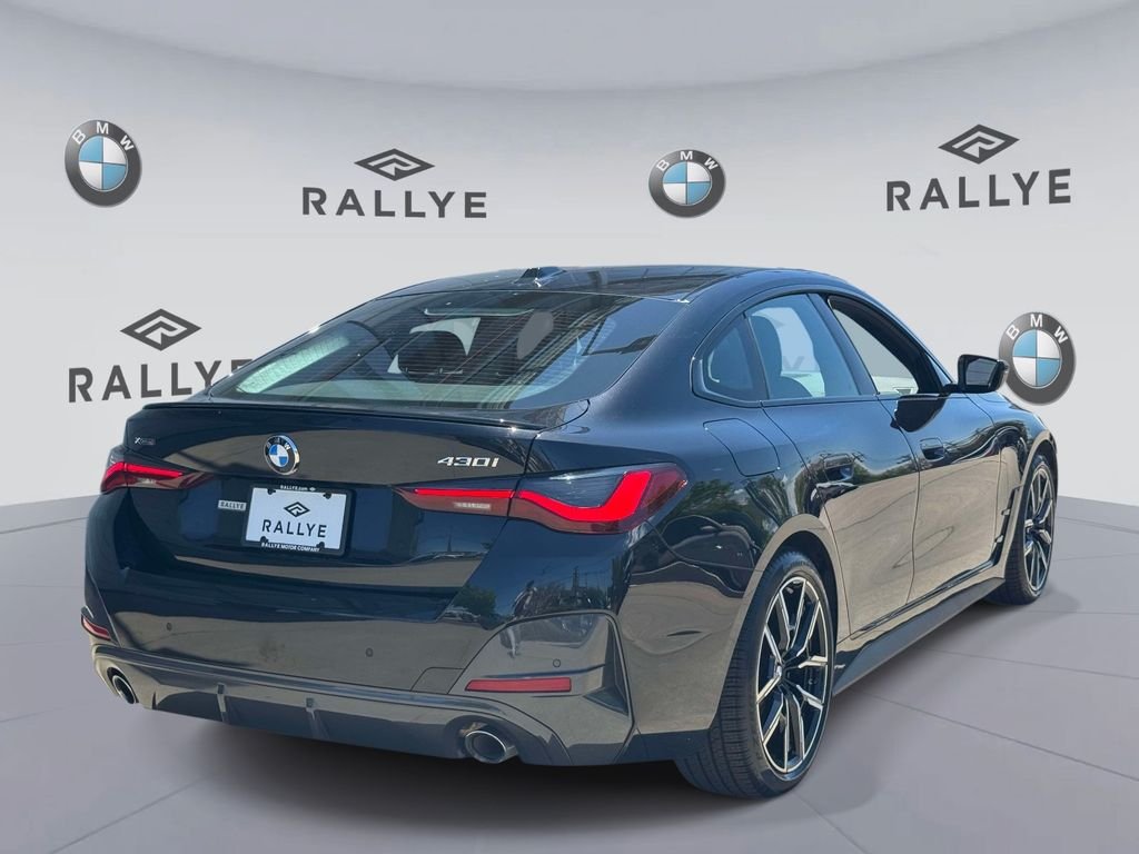 Certified Used 2023 Black Sapphire Metallic BMW 430i Gran Coupe image 4