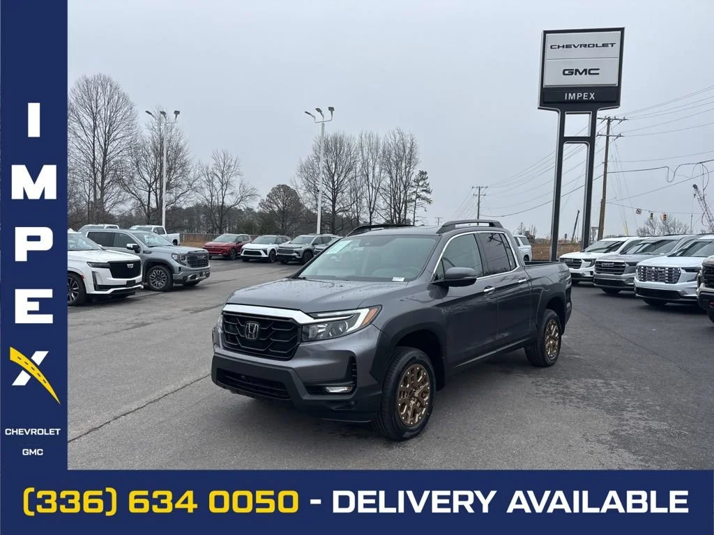 Gray 2023 Honda Ridgeline RTL-E AWD Pickup Truck All-Wheel Drive